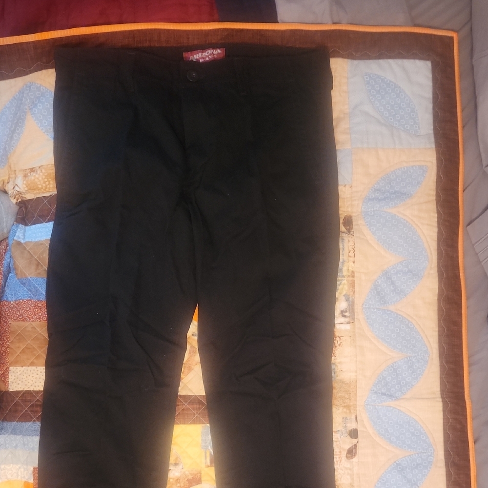Arizona Jean Company Black Slim Flex Chino